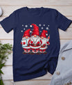 Cute Nursing Christmas Gnomes Xmas Medical Scrub Top Nurse T-Shirt