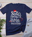 Santa's Favorite Nurse Practitioner Christmas Np Rn Nursing T-Shirt