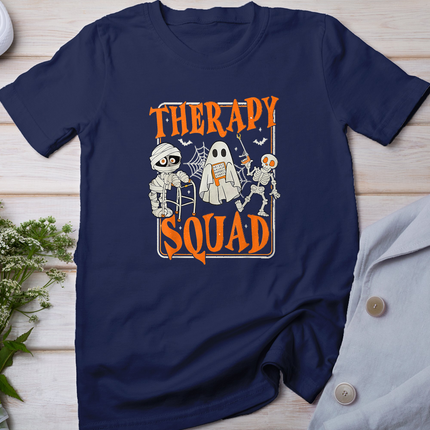 Halloween Therapy Squad Cute Ghost Mummy Skeleton OT PT SLP T-Shirt