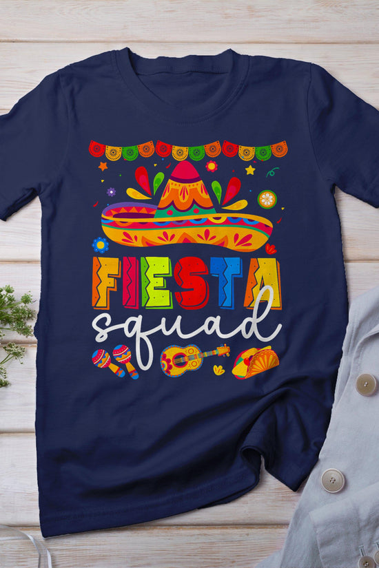 Cinco De Mayo Fiesta Squad Family Matching Group Adults Kids T-Shirt