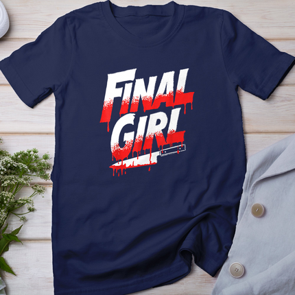 Final Girl Bloody Slasher Horror Halloween T-Shirt