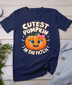 Halloween Shirts For Girls Kids Cutest Pumpkin In The Patch T-Shirt