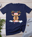 Christmas Nurse Love Nicu Rn Er Santa Reindeer Nurse Hat Elf T-Shirt