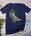 Pirate Dinosaur T Rex Funny Tyrannosaurus Halloween T-Shirt