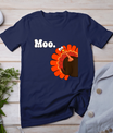 Turkey Moo Funny Thanksgiving T-Shirt