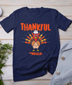 Thankful Turkey Nurse Life Cute Thanksgiving Scrub Top Fall T-Shirt