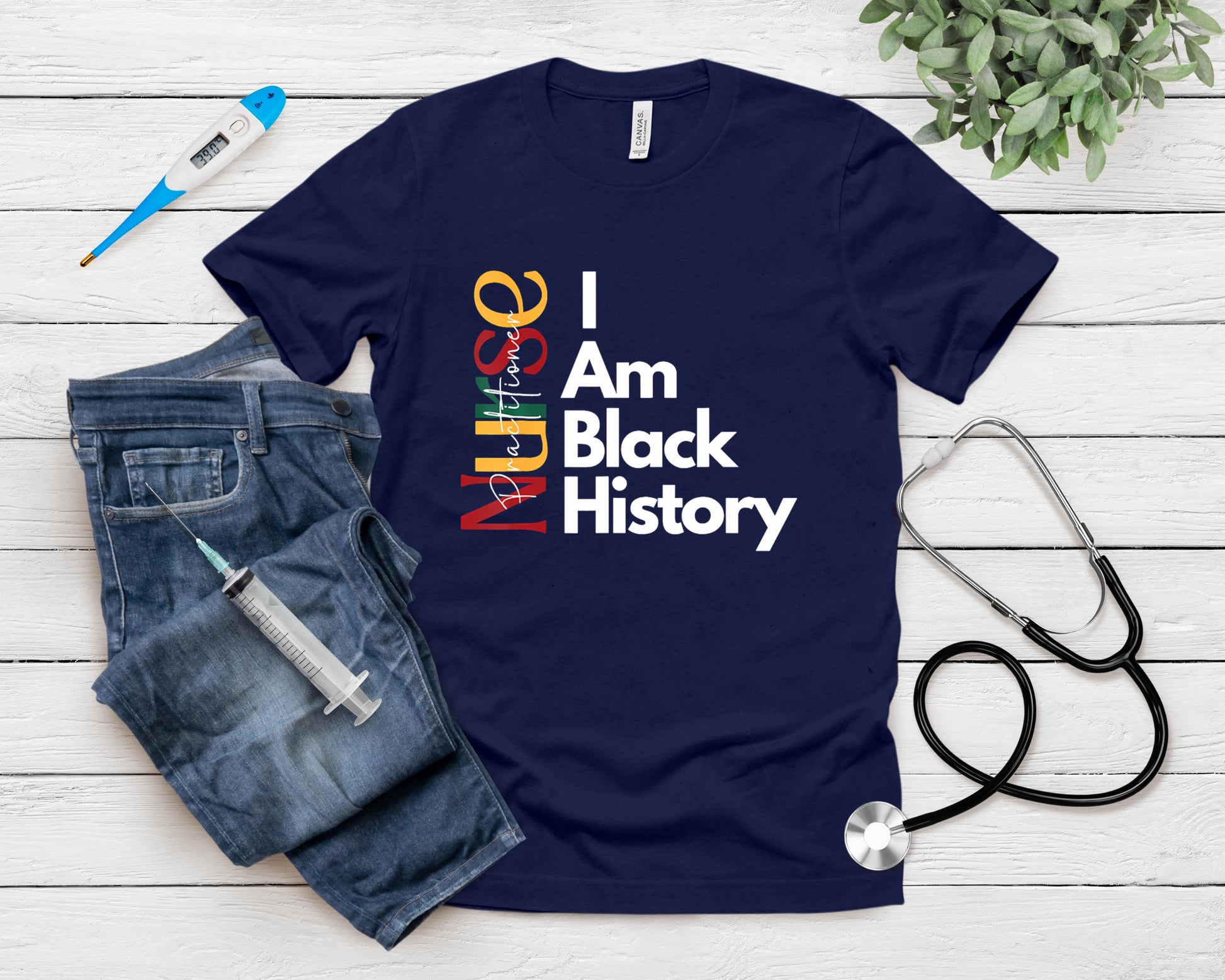 Nurse Practitioner I Am Black History T-Shirt