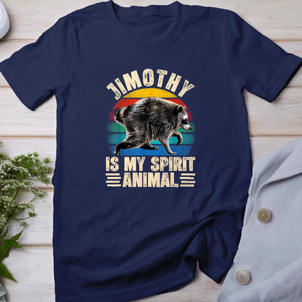 Vintage Jimothy Raccoon is My Spirit Animal Raccoon Meme T-Shirt