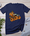 Thanksgiving Turkey Riding Monster Truck Boys Kids T-Shirt