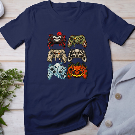 Gaming Controller Halloween Video Games Spooky Gamer Funny T-Shirt