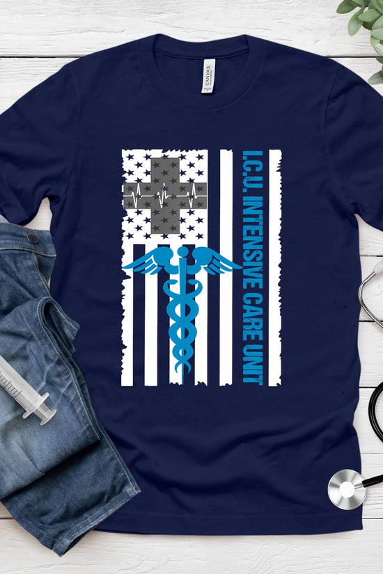 Icu Nurse Intensive Care Unit Staff T-Shirt