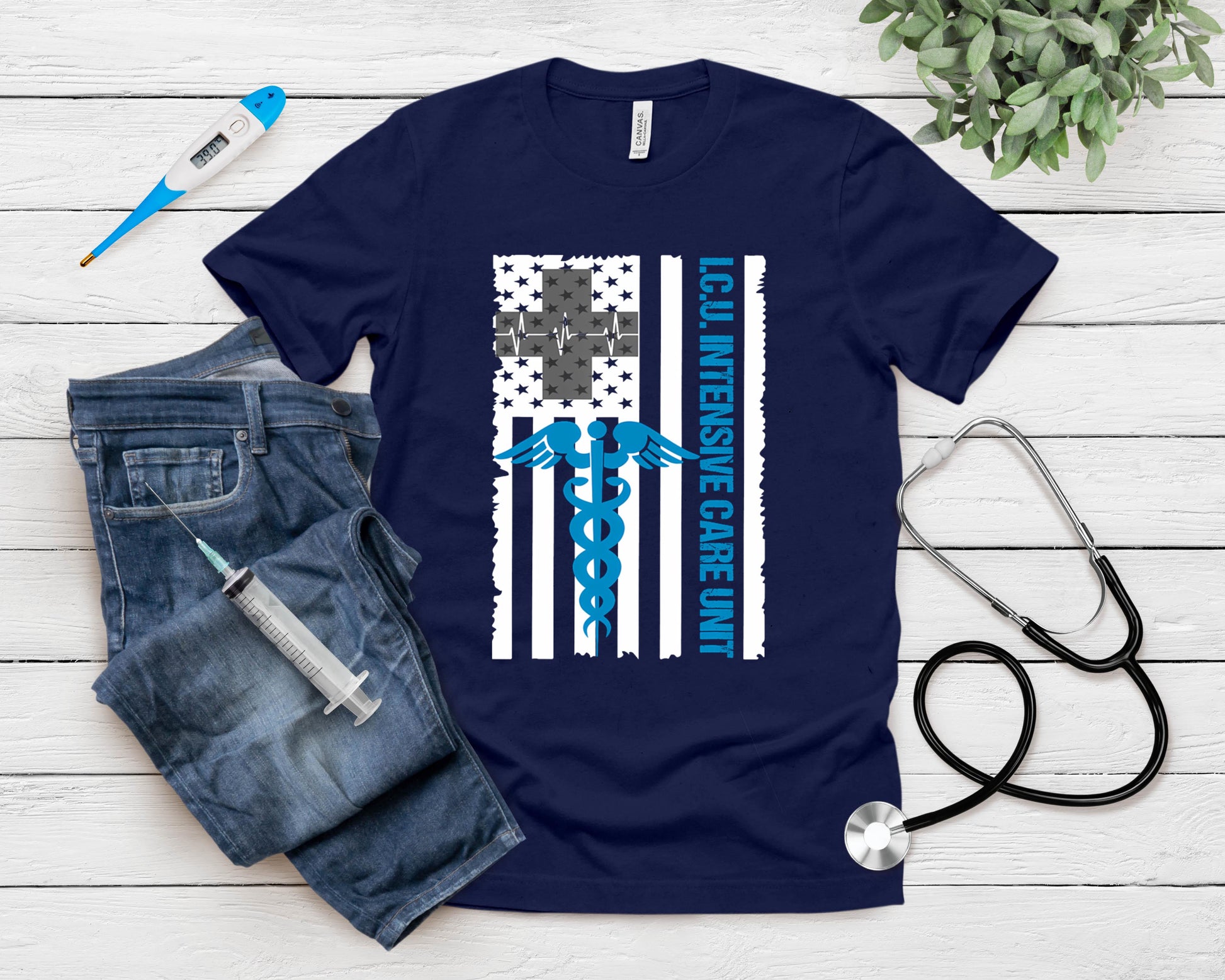 Icu Nurse Intensive Care Unit Staff T-Shirt