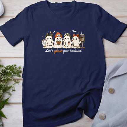 Don't Ghost Your Treatment Funny Dialysis Nurse RN Halloween T-Shirt