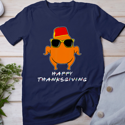 Happy Thanksgiving Friends Turkey For Boys Girls Kids Turkey T-Shirt