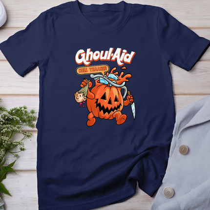 Cool Ghoul Aid Funny Ghoul Pumpkin Cute Meme Halloween T-Shirt
