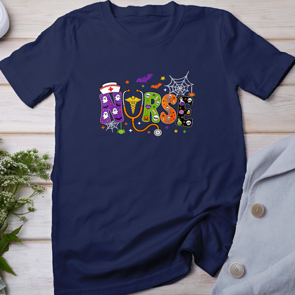 Halloween Nurse Life Nursing Spooky Halloween School Nurse T-Shirt
