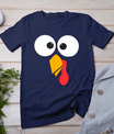 Thanksgiving Turkey Face Matching Family Costume Cute Kids T-Shirt