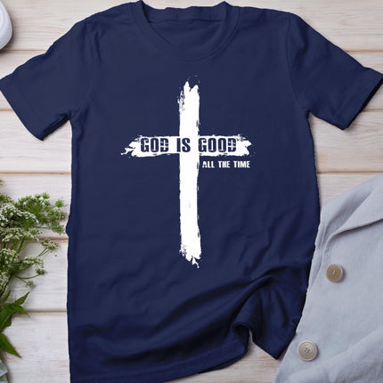 God Is Good Cross Funny Christian Shirt For Men Women T-Shirt