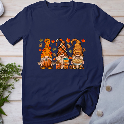 Gnomes Pumpkin Spice Coffee Latte Fall Autumn Thanksgiving T-Shirt