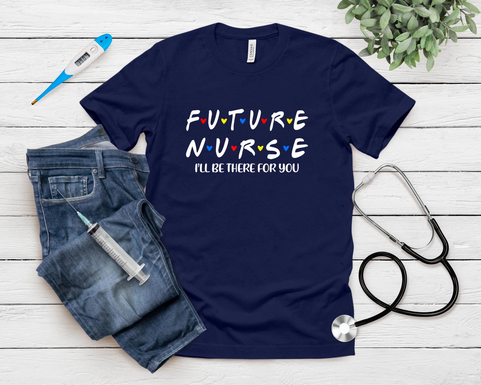 Future Nurse Funny Nursing Student Nurse School In Progress T-Shirt