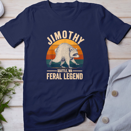 Jimothy Raccoon Seattle Feral Legend Meme Trendy Animal T-Shirt