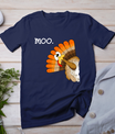 Turkey Moo Funny Thanksgiving T-Shirt