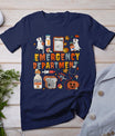 Emergency Department Funny Er Nurse Halloween Spooky Season T-Shirt