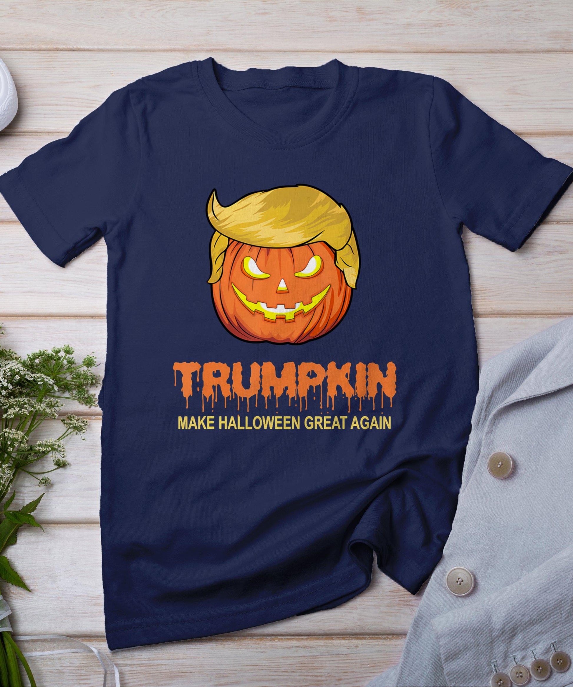 Halloween Trumpkin T-Shirt - Make Halloween Great Again Tee T-Shirt