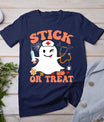 Stick Or Treat Nurse Funny Halloween Costume T-Shirt