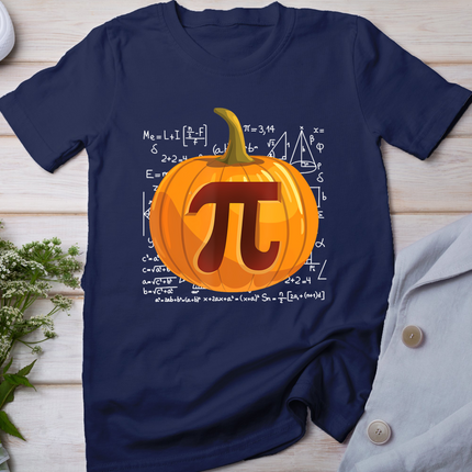 Pumpkin Pie Math Shirt Funny Halloween Thanksgiving Pi Day T-Shirt