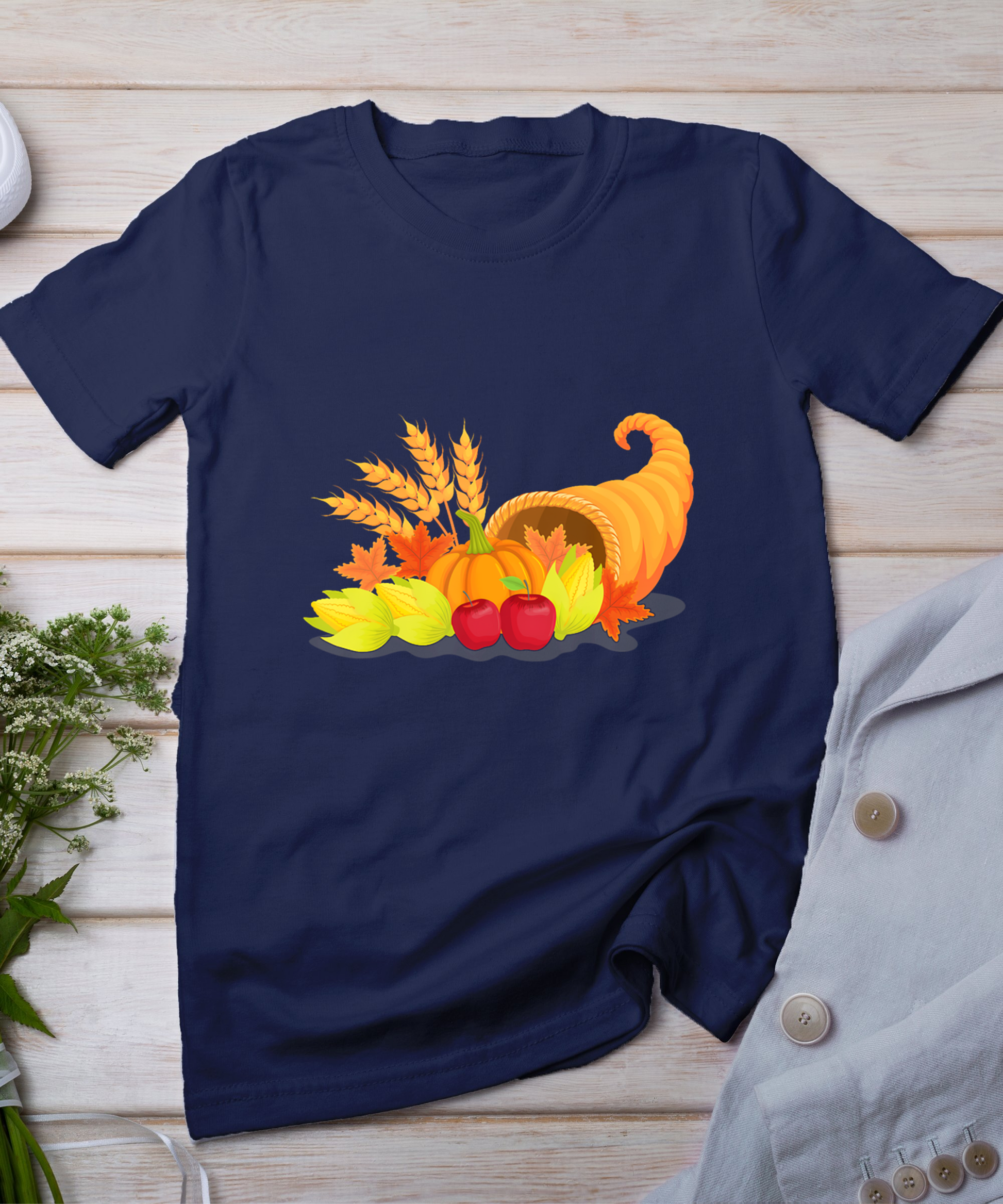 Thanksgiving Cornucopia Tshirt