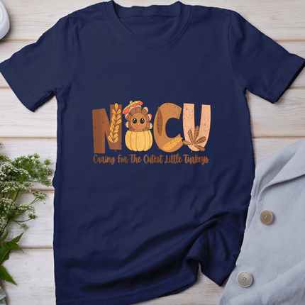 Nicu Fall Thanksgiving Nicu Nurse Caring For The Cutest Litt T-Shirt