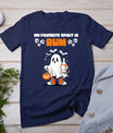 Funny Spooky Ghost Rum My Favorite Spirit Is Rum Halloween T-Shirt