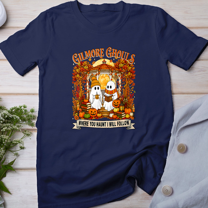 Gilmore Ghouls Where You Haunt I Will Follow Ghost Halloween T-Shirt