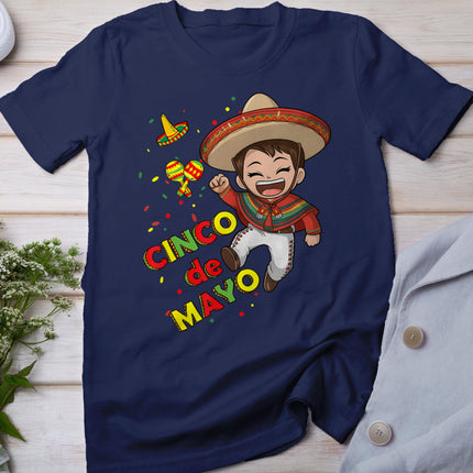 Cinco De Mayo For Kids Boys Mexican Design Awesome Fiesta T-Shirt