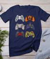 Halloween Skeleton Zombie Gaming Controllers Mummy Boys Kids T-Shirt