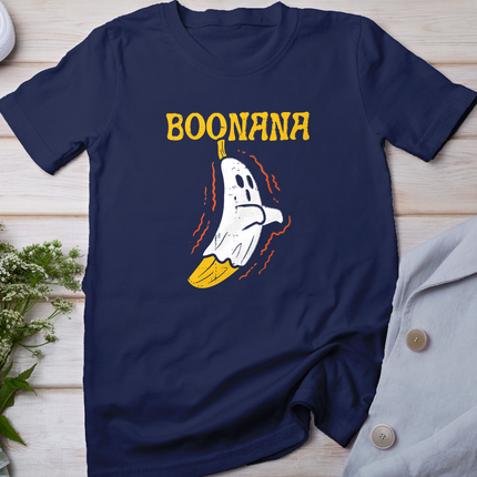 Boonana Cute Ghost Banana Halloween Costume Men Women Kids T-Shirt