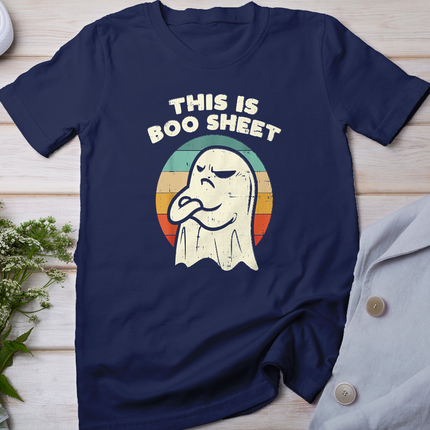 This Is Boo Sheet Ghost Retro Halloween 2026 Gift Men Women T-Shirt