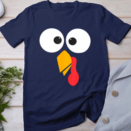 Thanksgiving Turkey Face Matching Family Costume Cute Kids T-Shirt