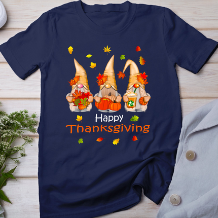 Funny Thanksgiving Shirts For Women Gnome - Gnomies Lover T-Shirt