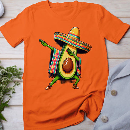 Dabbing Avocado Mexican Poncho Cinco De Mayo T-Shirt