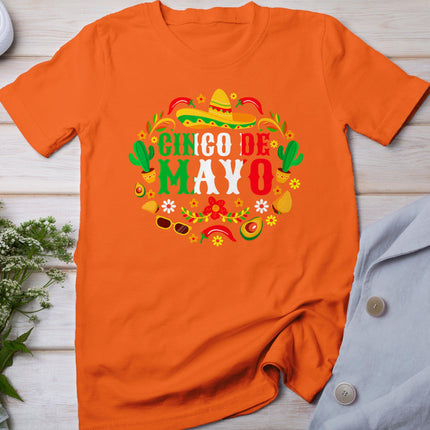 Cinco De Mayo Lets Fiesta Squad 5 De Mayo Mexican Men Women T-Shirt