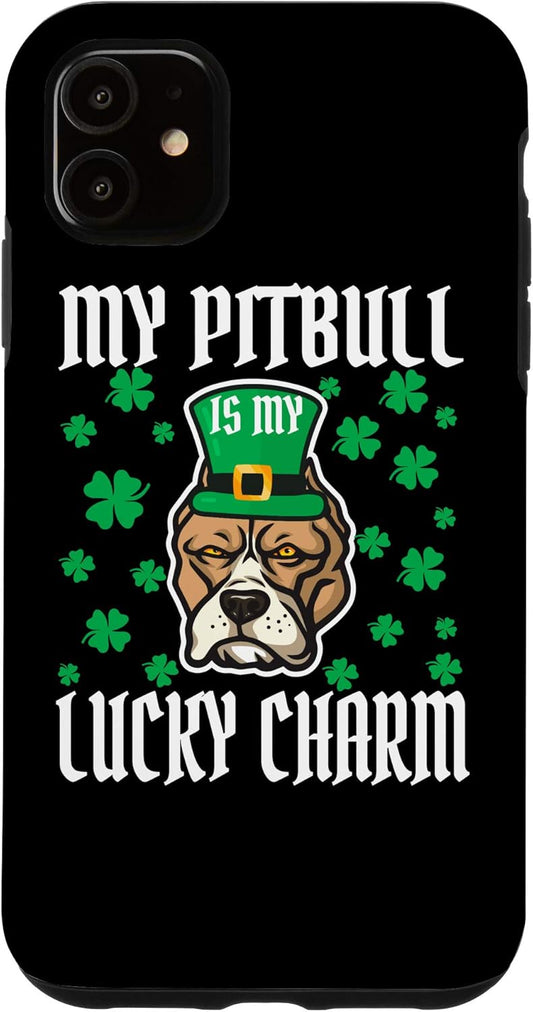 Pitbull Mom Dog Owner Gift St Patrick's Day Paddy's Case