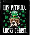 Pitbull Mom Dog Owner Gift St Patrick's Day Paddy's Case