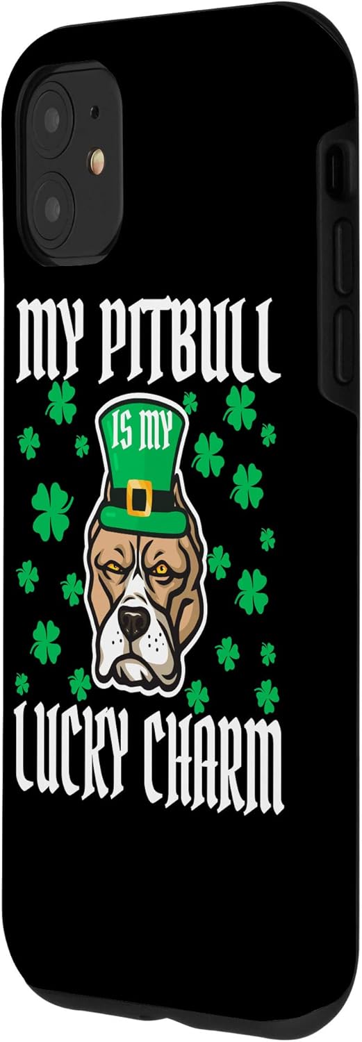 Pitbull Mom Dog Owner Gift St Patrick's Day Paddy's Case