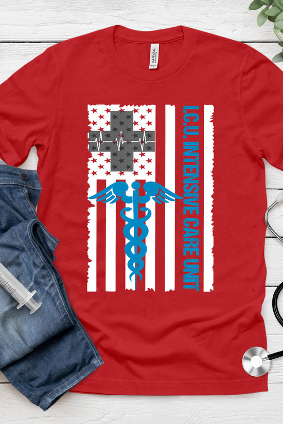 Icu Nurse Intensive Care Unit Staff T-Shirt