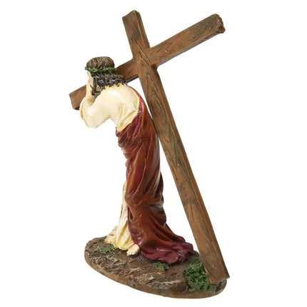 Resin Jesus Crucifix Statue Catholic Home Decor