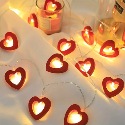 Romantic Heart LED String Lights for Bedroom, Wedding & Party Decor