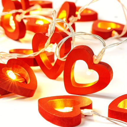 Romantic Heart LED String Lights for Bedroom, Wedding & Party Decor