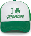 Shamrock Mesh Cap St. Patrick's Day Hat for Unisex Irish Green Baseball Cap Green Trucker Hat